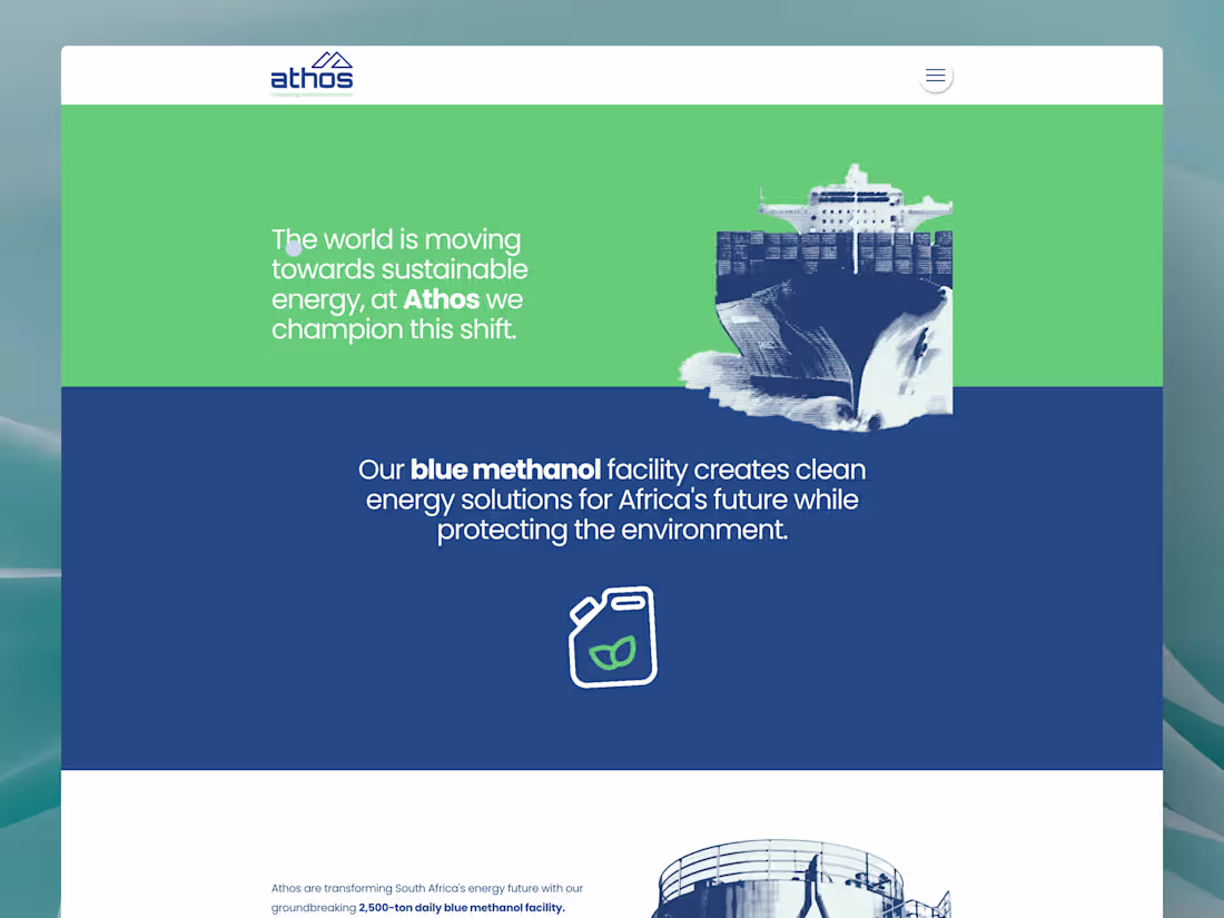 Cover image for Athos - Innovative methanol solution