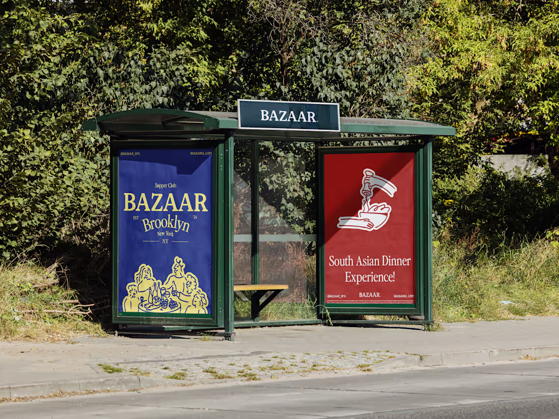 Cover image for Bazaar Supper Club | Visual Identity 