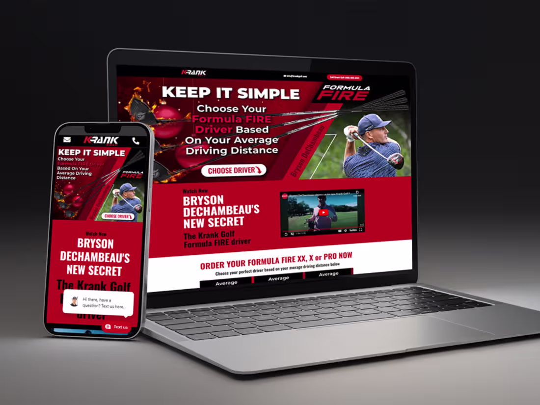 Cover image for KRANK GOLF | 2023 | WordPress, WooCommerce, Elementor, & UI/UX