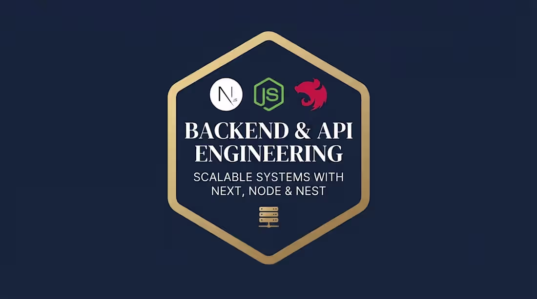 Cover image for Backend & API Engineering