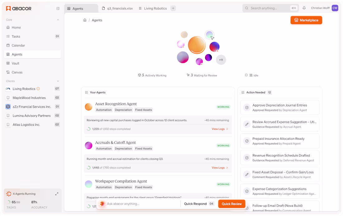Cover image for Designed an Agents Dashboard that gives finance teams real-t...