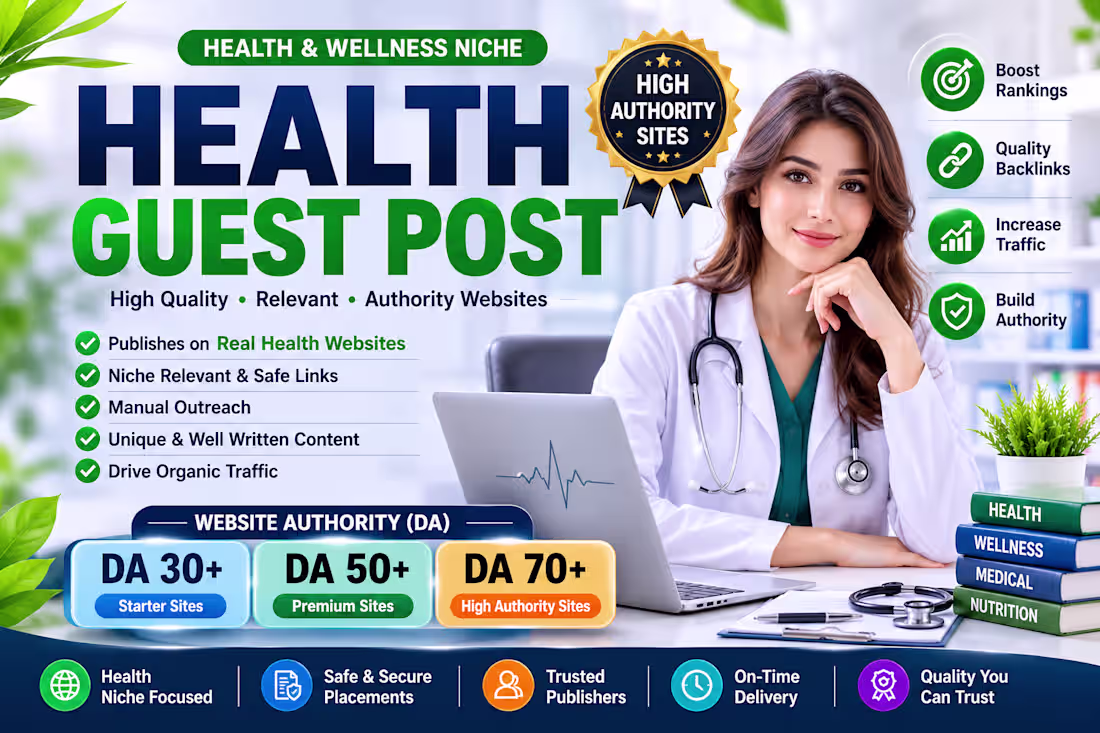 Cover image for i will provid high quailty guest post backlinks and do follo...
