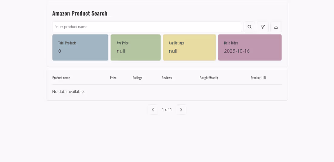 Cover image for A simple app to search Amazon products and get a basic struc...