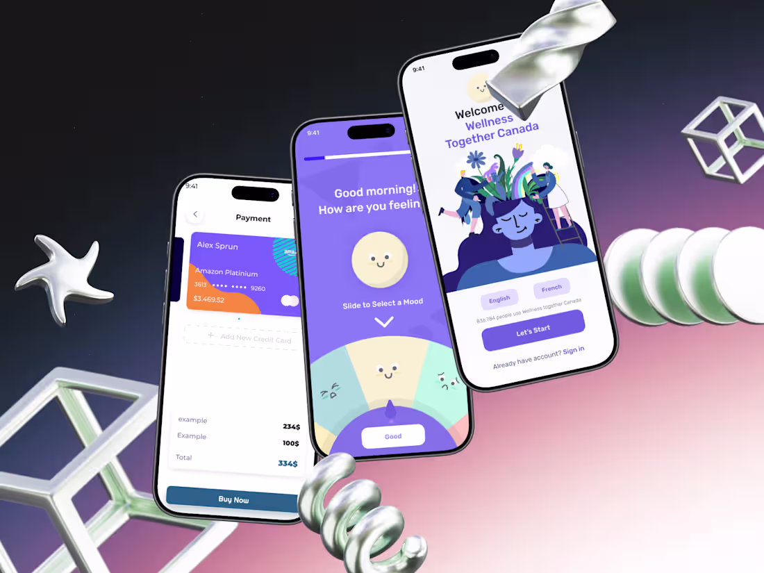 Cover image for End-to-End Mobile App UI/UX Design & Clickable Prototype (iOS & 