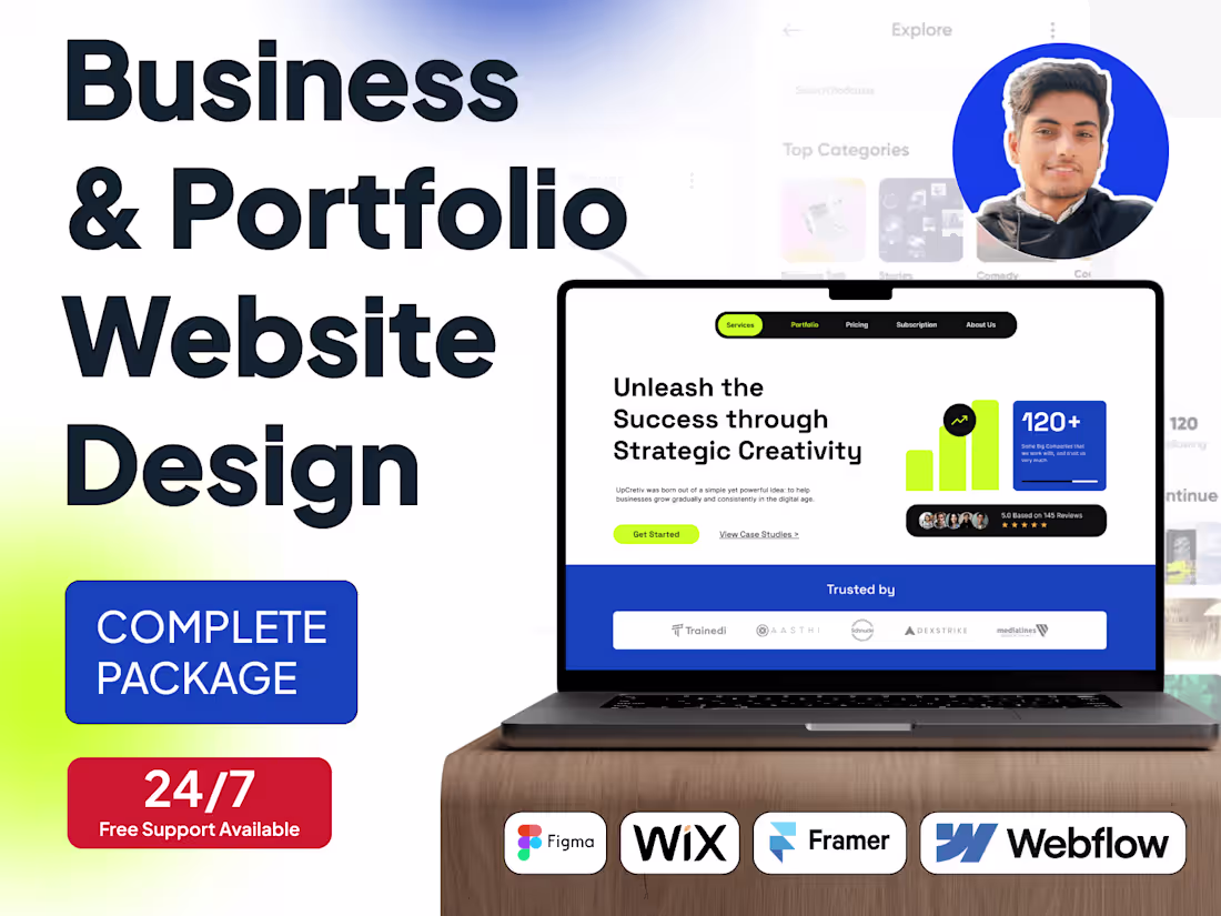 Cover image for Design Clean, Professinal and Mobile Responsive Business Website