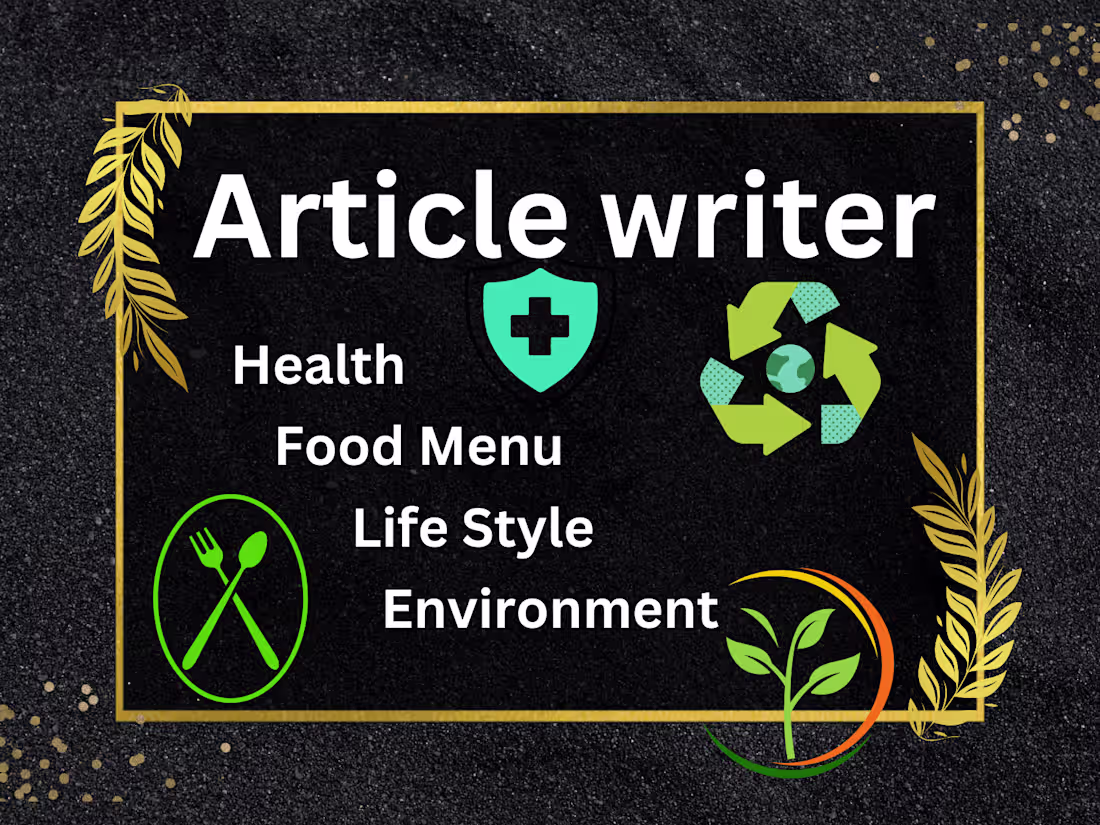 Cover image for I can write different articles 2500 to 3500 within a day.