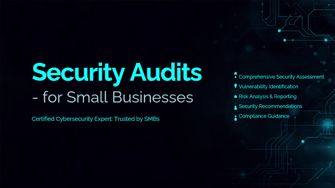 Cover image for I will perform a security audit for your small business.