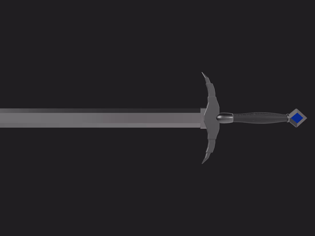 Cover image for A sword modelled from concept