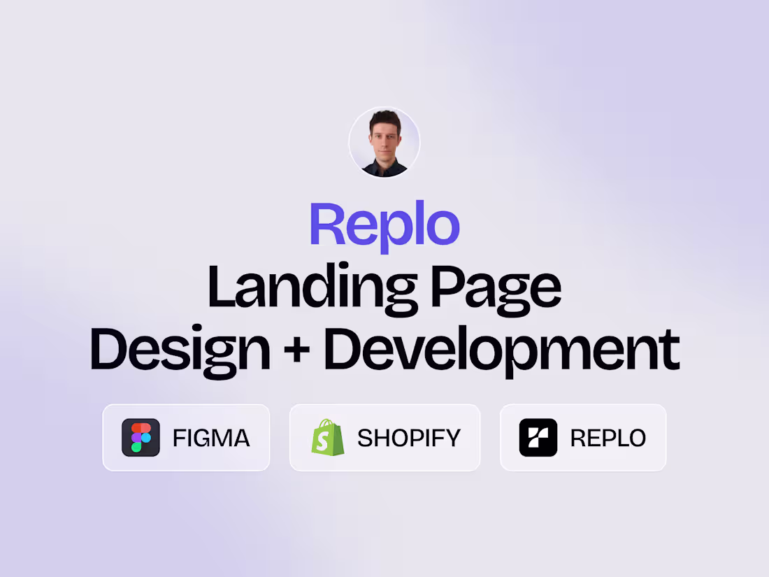 Cover image for Replo Landing Page Design & Development