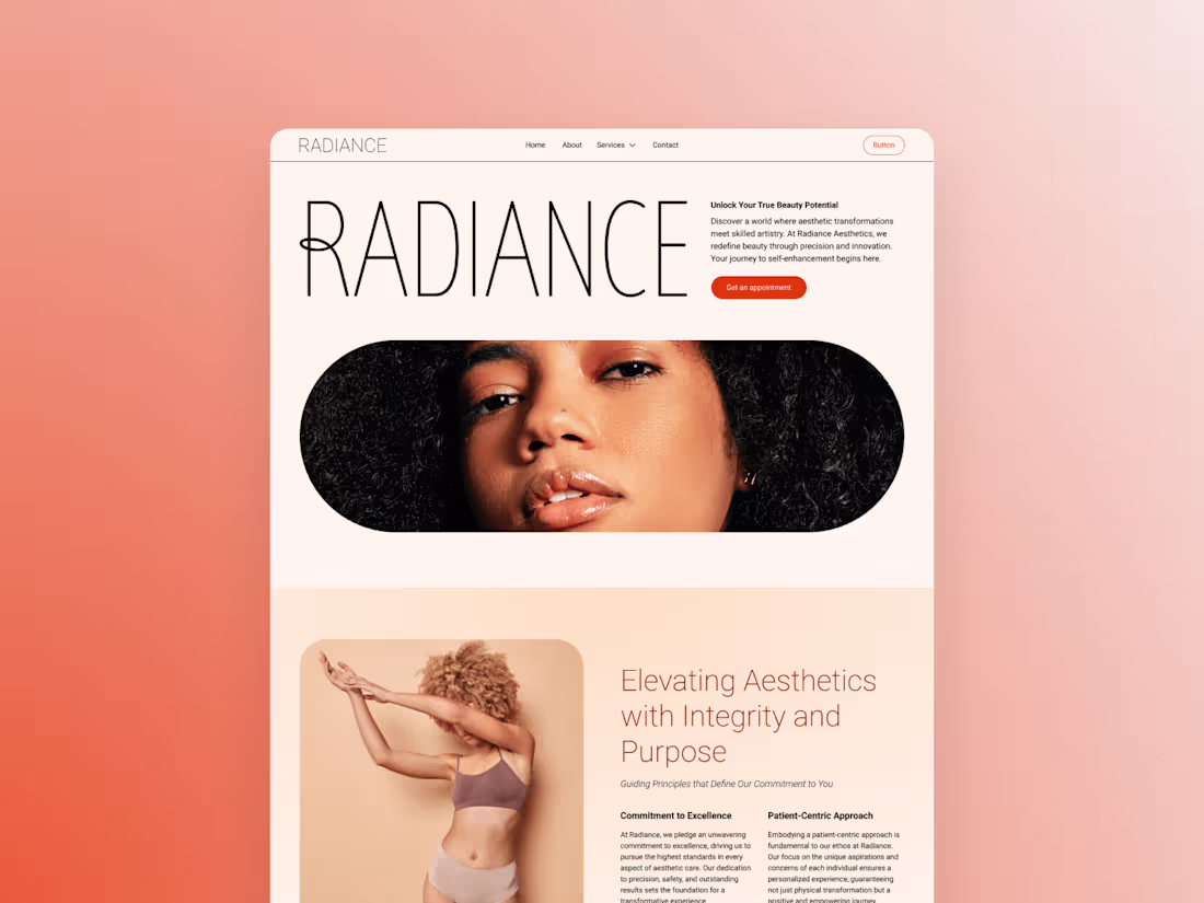 Cover image for Website design on Figma