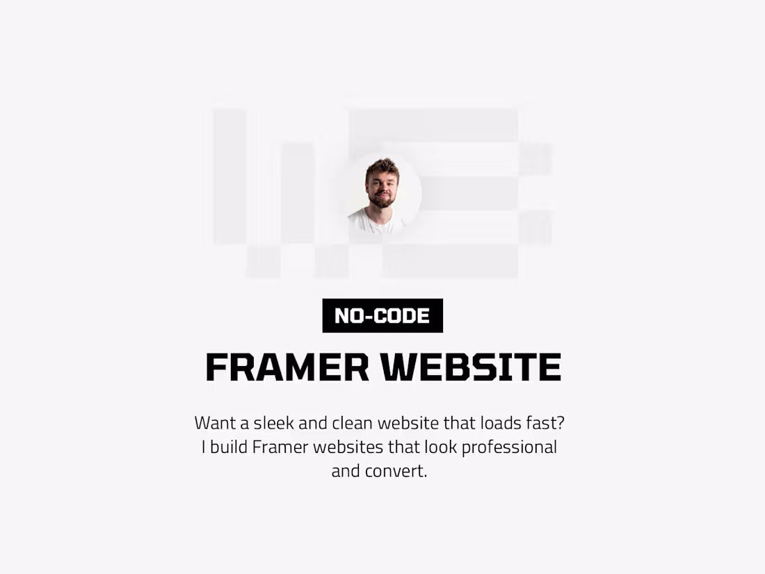Cover image for Framer Website -  Design + Build up (Multi-Page)
