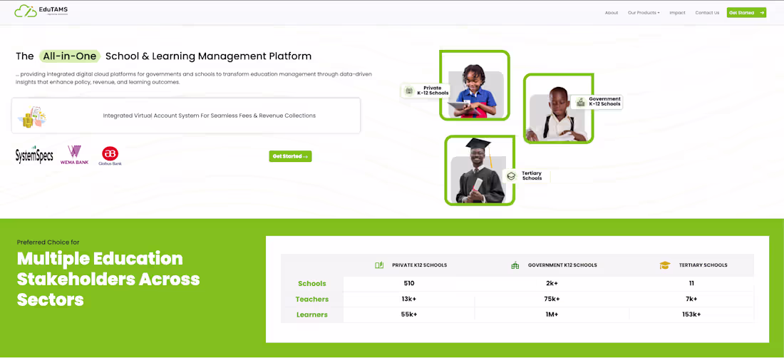 Cover image for EduTAMS — Education Management Platform
Building