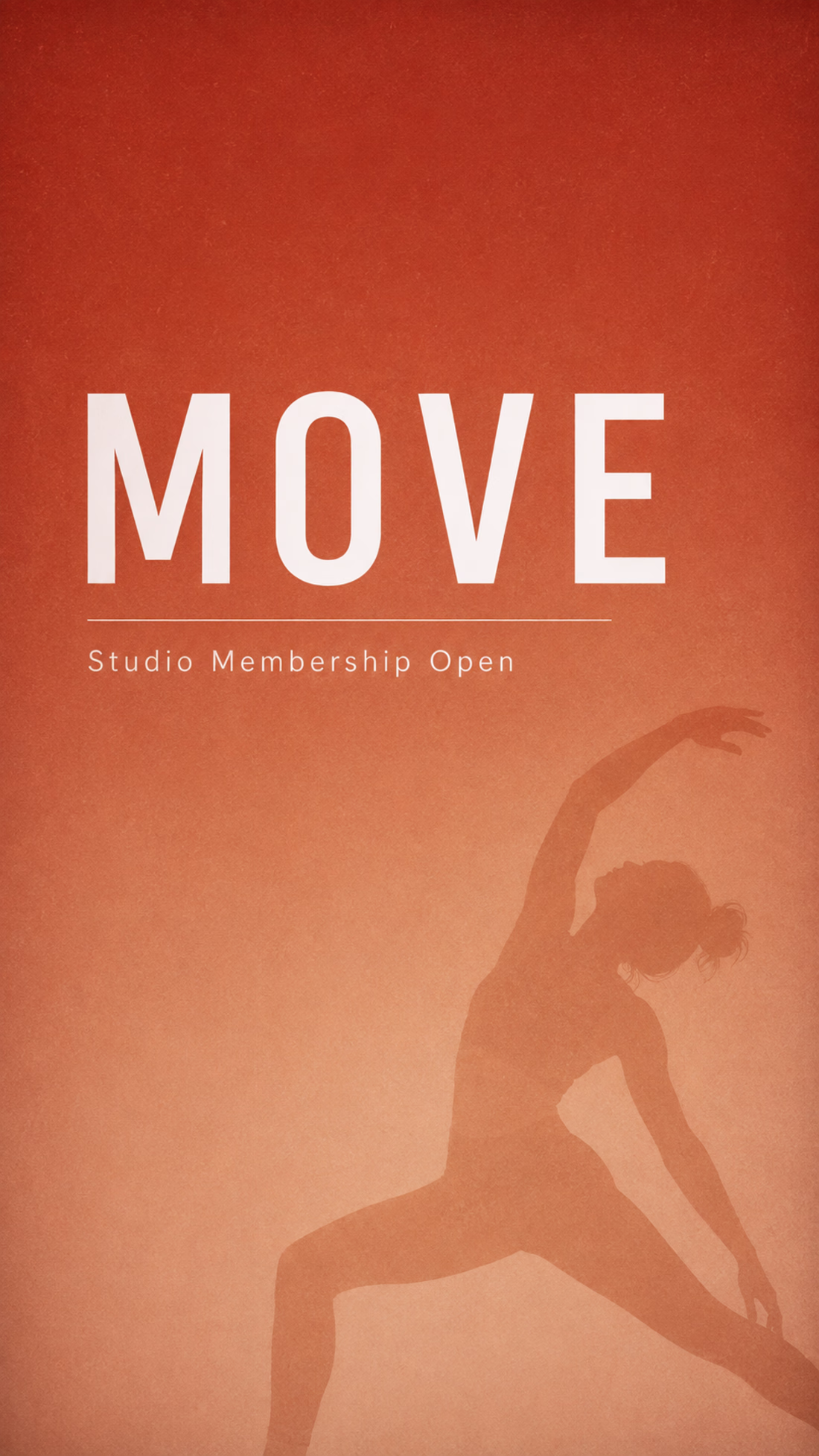 Cover image for MOVE — Studio Membership Campaign
Poster