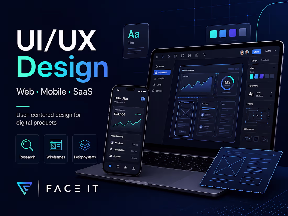 Cover image for UI/UX Design for Web, Mobile & SaaS Products