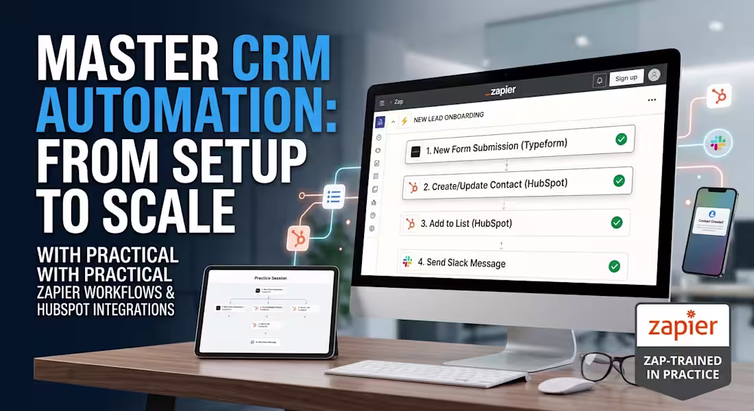 Cover image for Zapier Automation & Workflow Setup