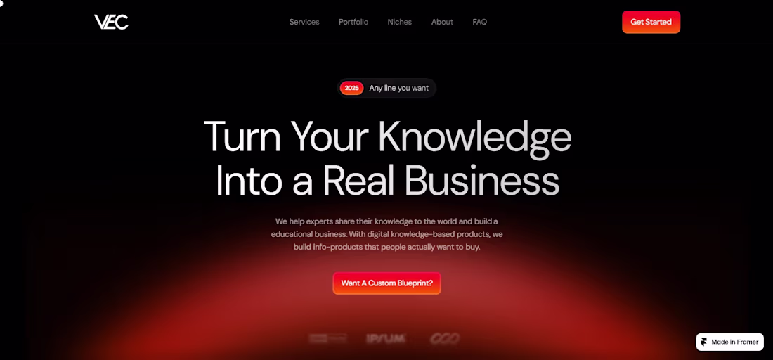 Cover image for Framer website design
