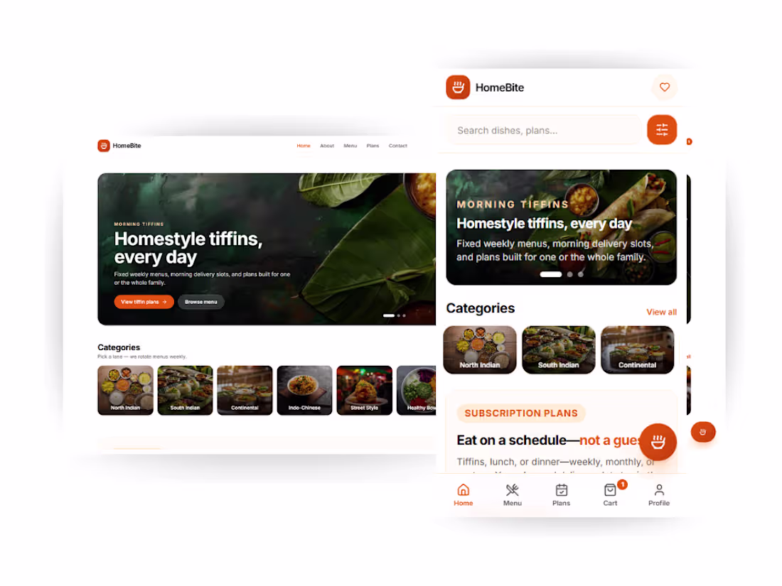 Cover image for HomeBite - AI Powered Subscription