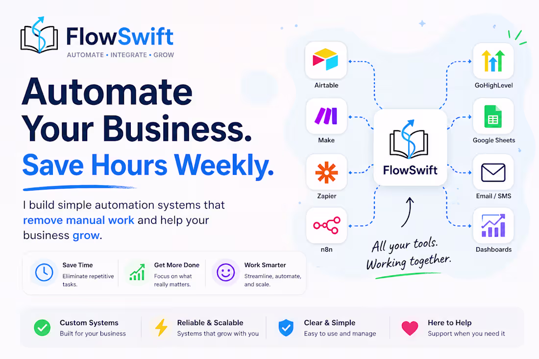 Cover image for Automation Systems for CRM, Leads & Business Workflows