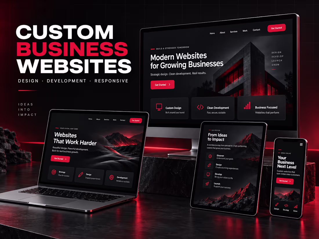 Cover image for Custom Business Website Design & Development