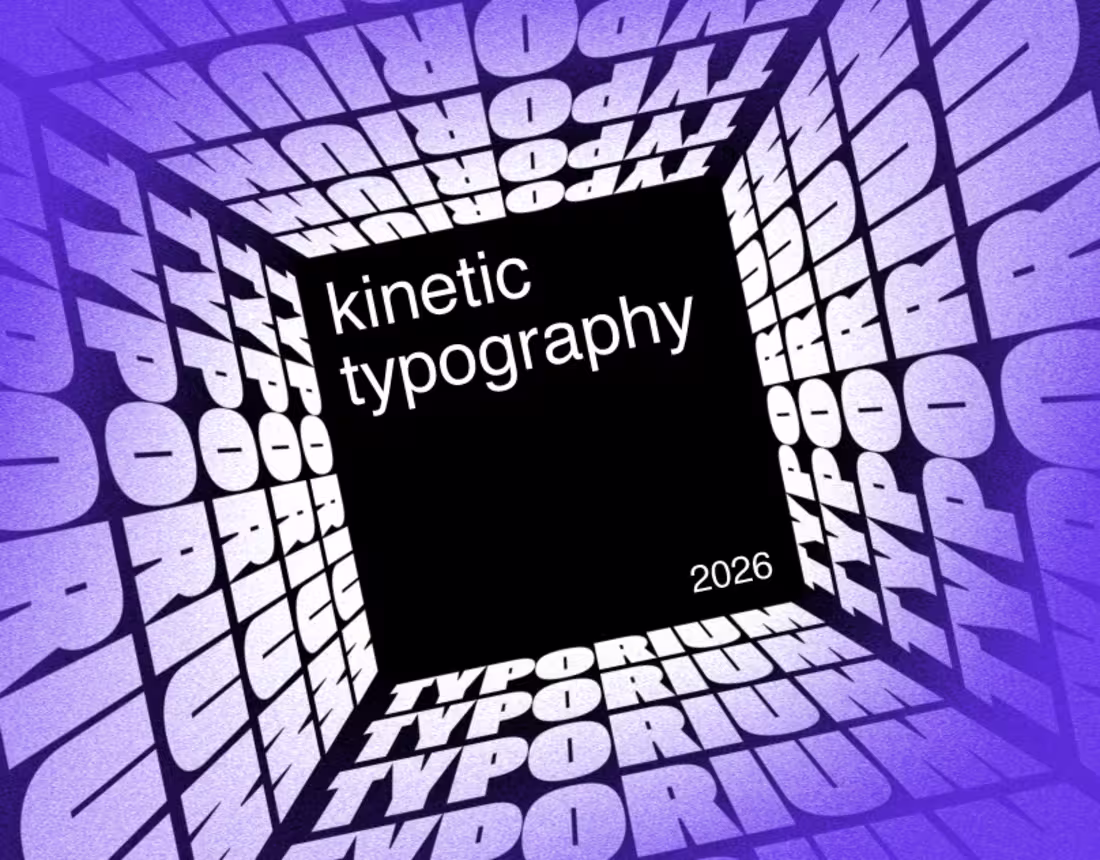 Cover image for TYPORIUM/ Kinetic Typography