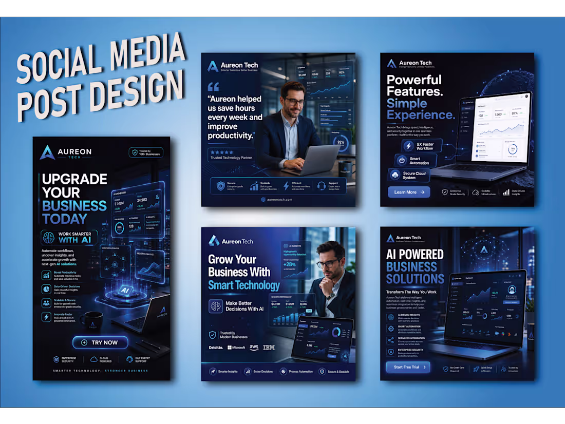 Cover image for Social media posts design 
