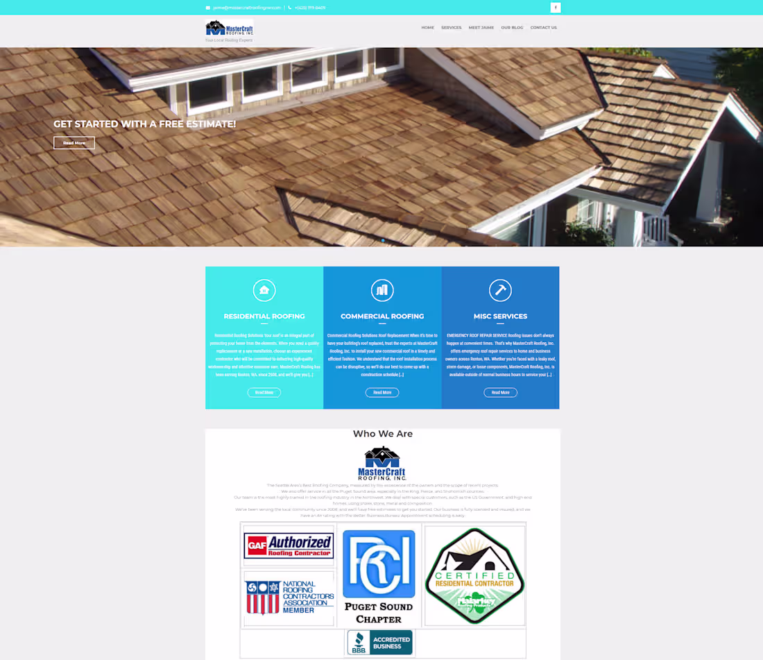 Cover image for Roofing Contractor