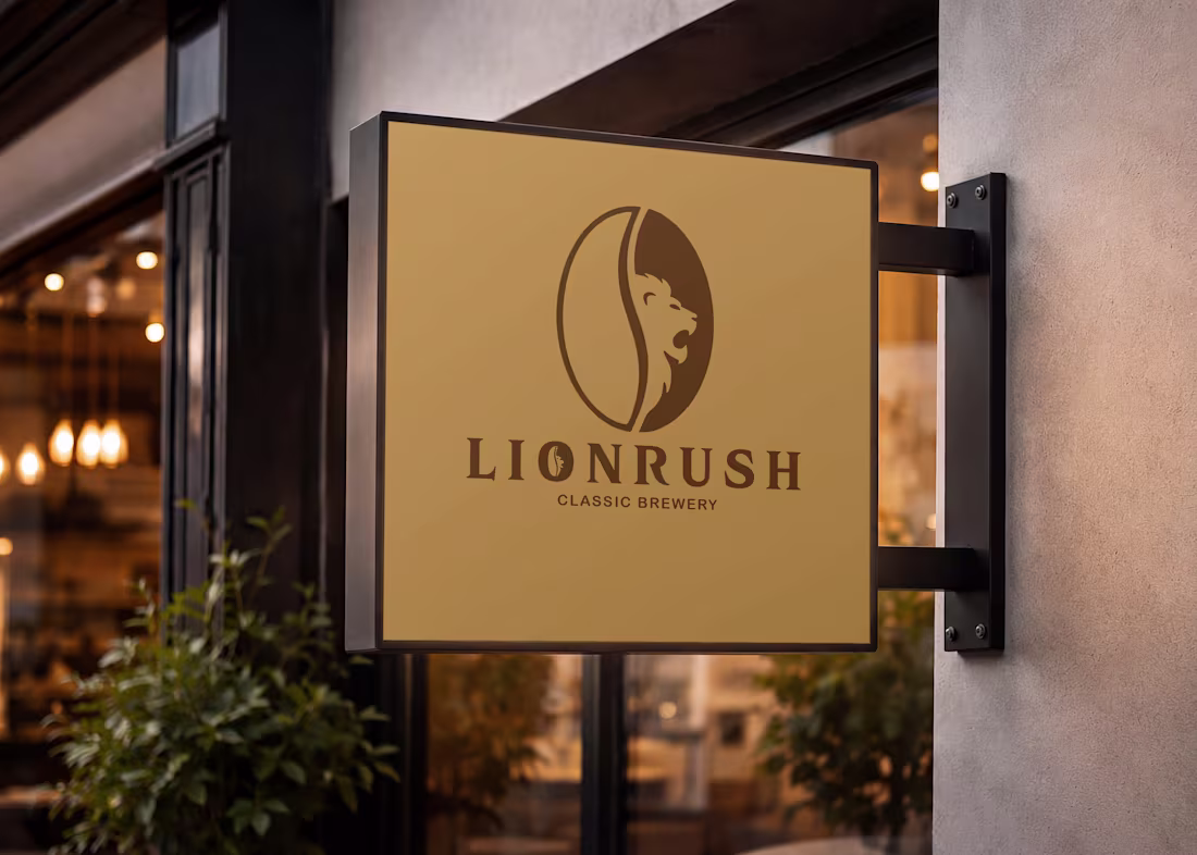 Cover image for LIONRUSH | Custom Logo Design