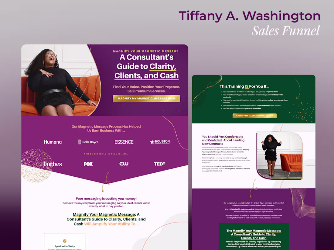 Cover image for Magnify Your Magnetic Message | Custom Kajabi Landing Page