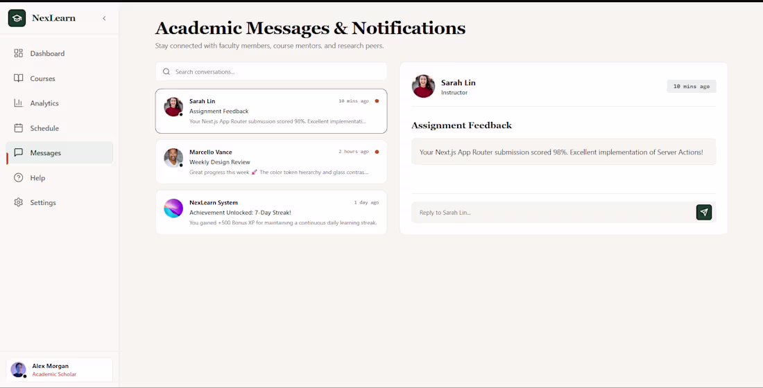 Cover image for NexLearn is a modern full-stack
