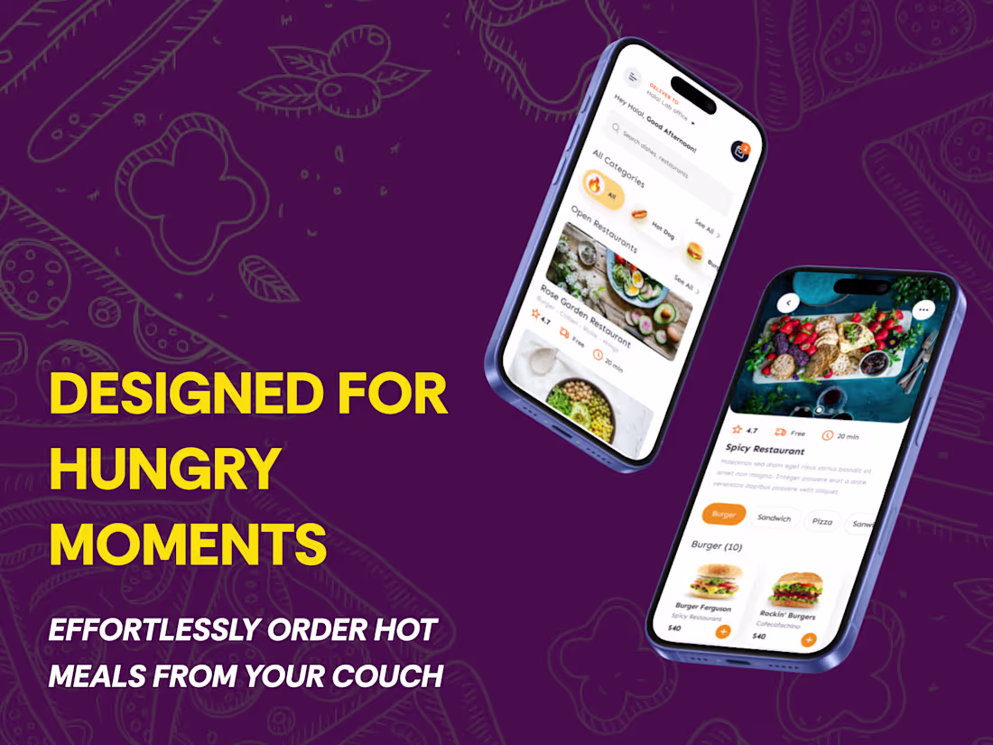 Cover image for DineDash – Food Delivery App Development