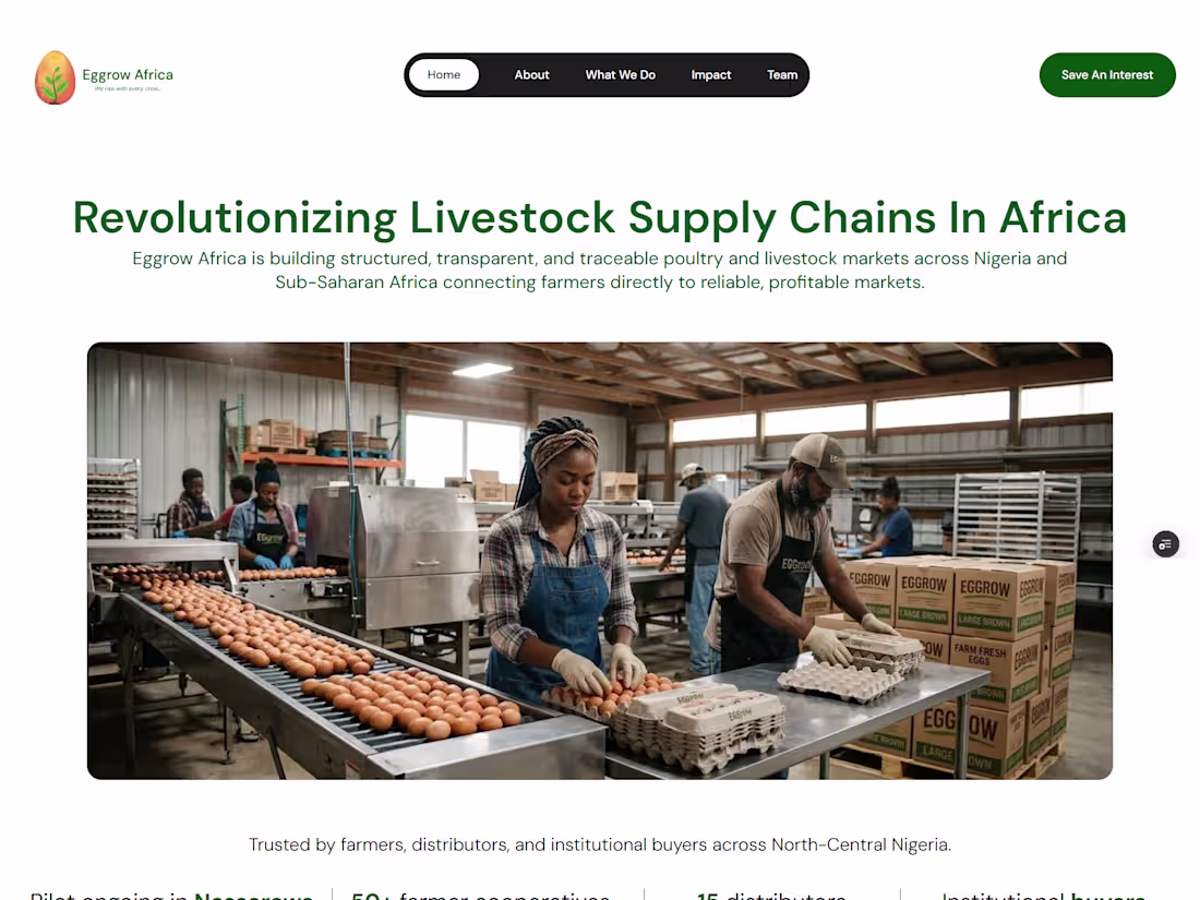 Cover image for Eggrow Africa — Agri-Tech Startup