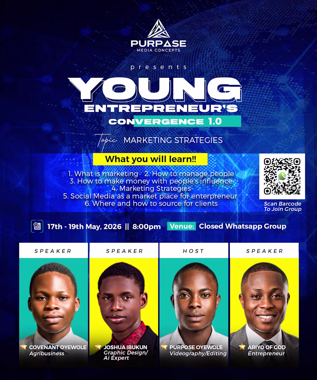 Cover image for Young Entrepreneurs’ Convergence 1.0 —