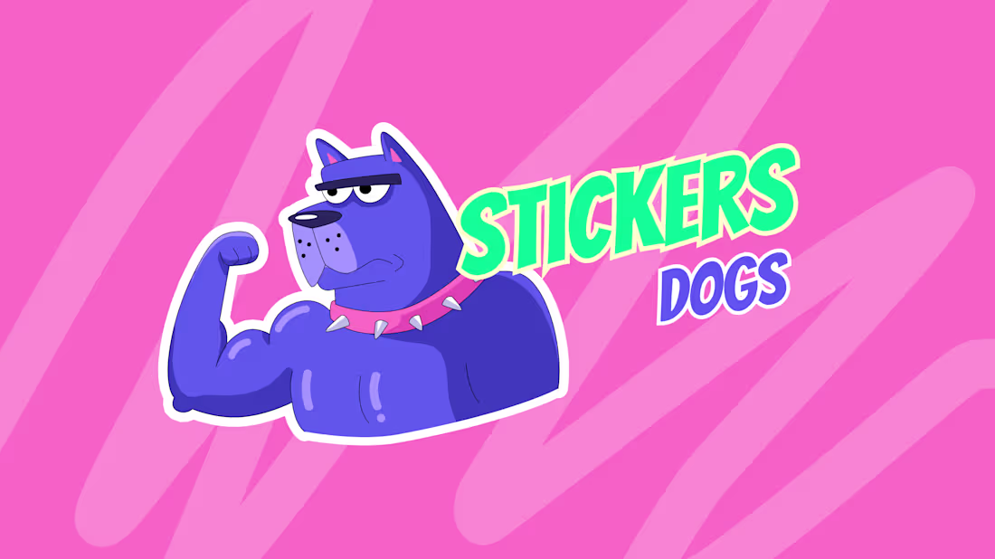 Cover image for Full project for Dogs sticker