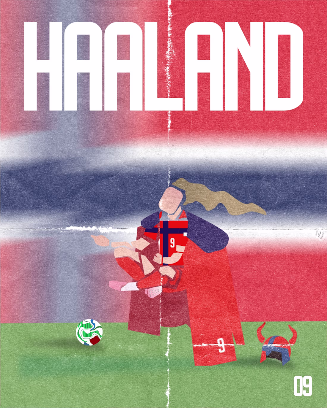 Cover image for a football concept poster