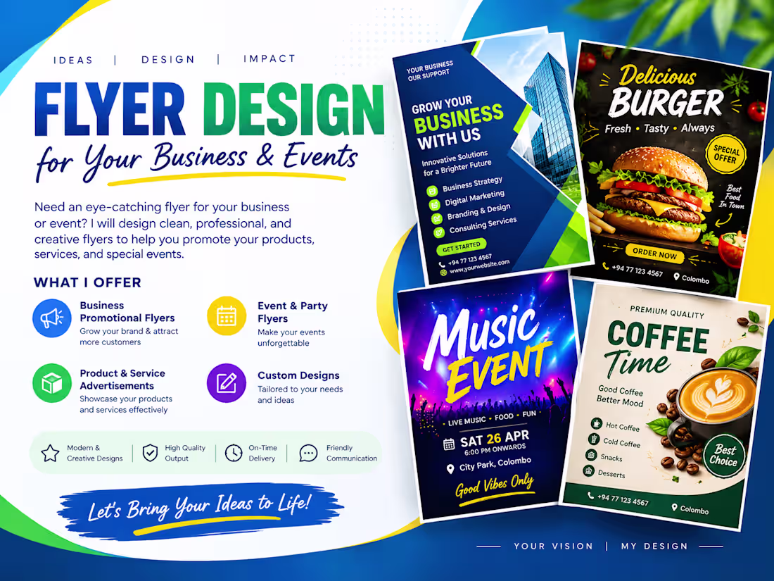 Cover image for I Will Design Professional Flyers for Your Business