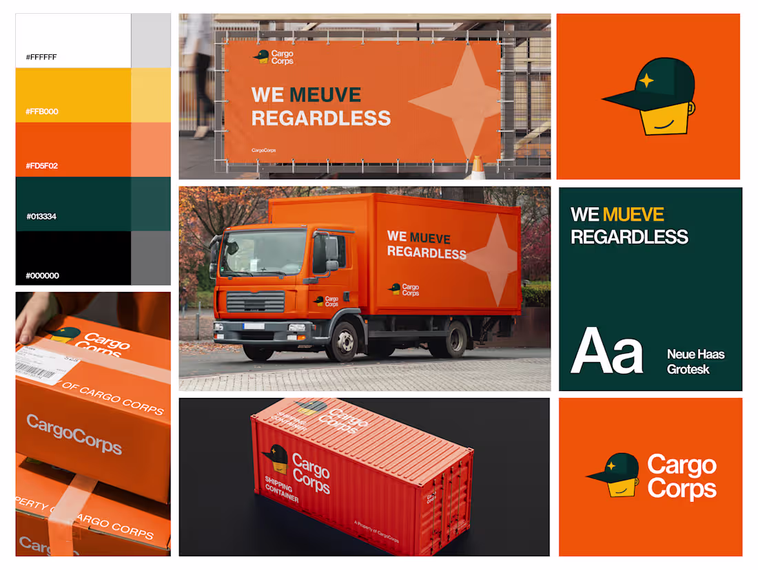 Cover image for Logo and brand presentation for CargoCorps