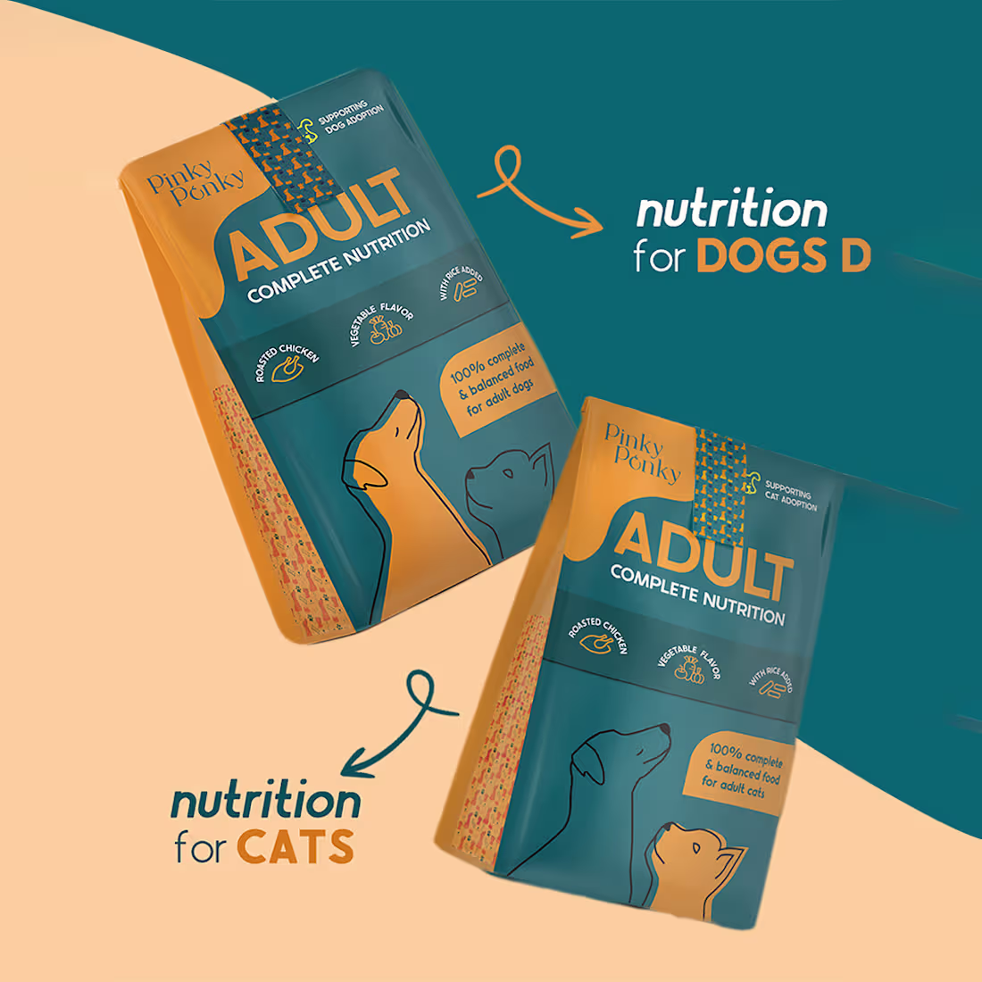 Cover image for Pinky Ponky Nutrition for Pets Logo Branding & Packaging Design