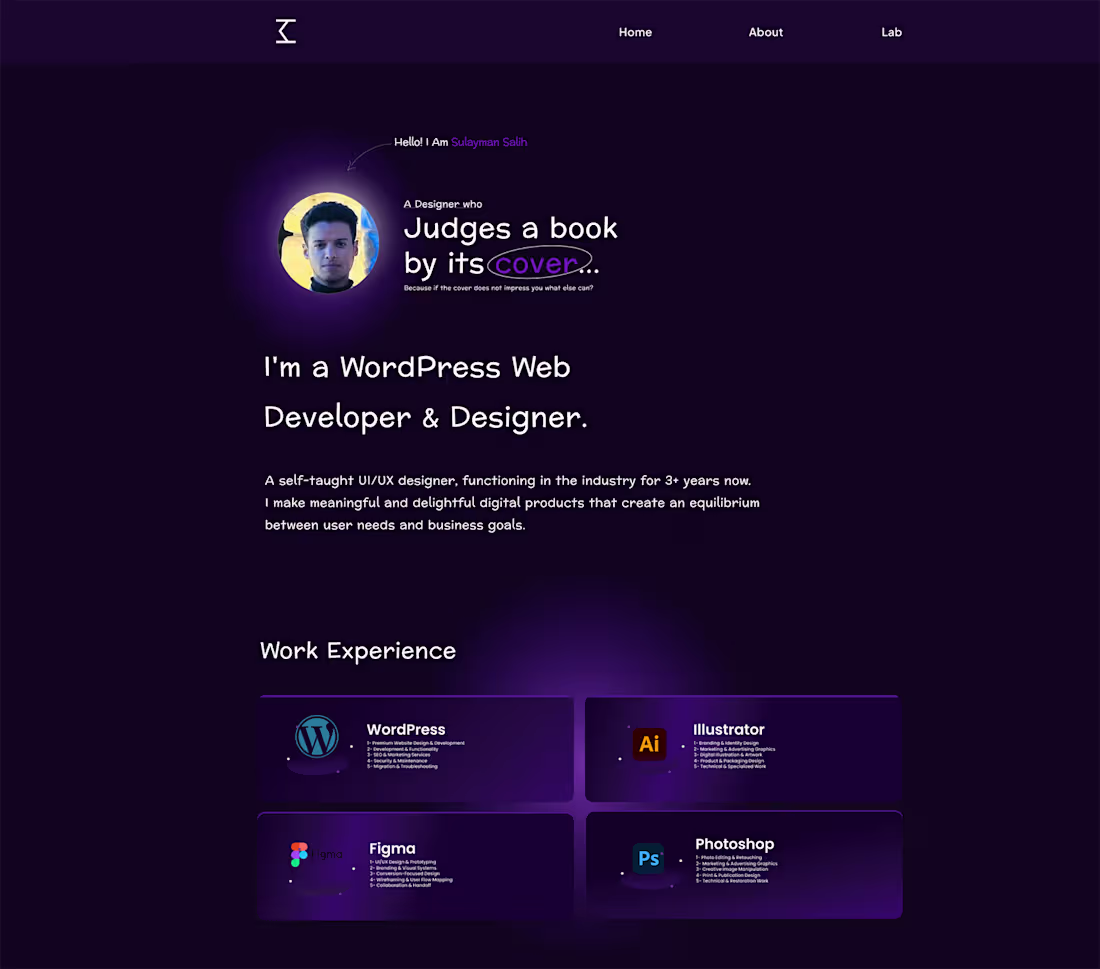 Cover image for My portfolio