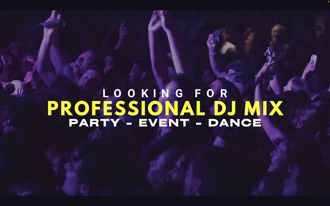 Cover image for Professional DJ Mix of Your Own Personal Playlist