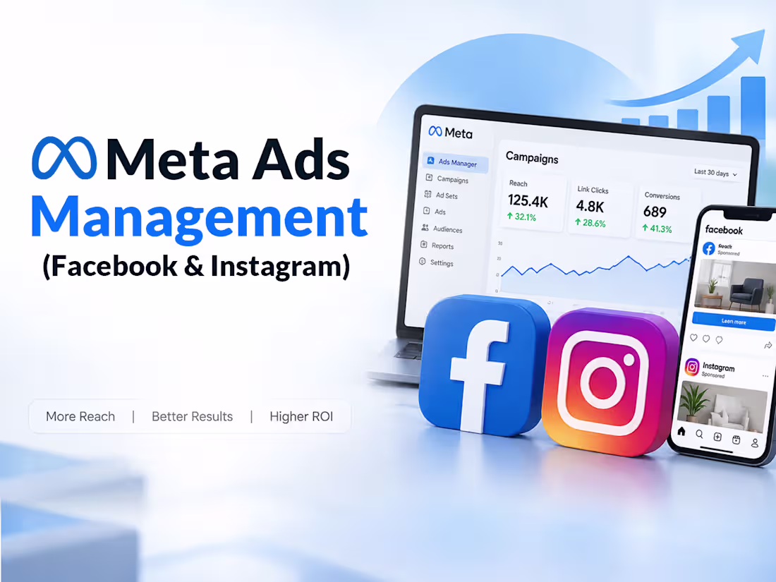 Cover image for Meta Ads Management (Facebook & Instagram)