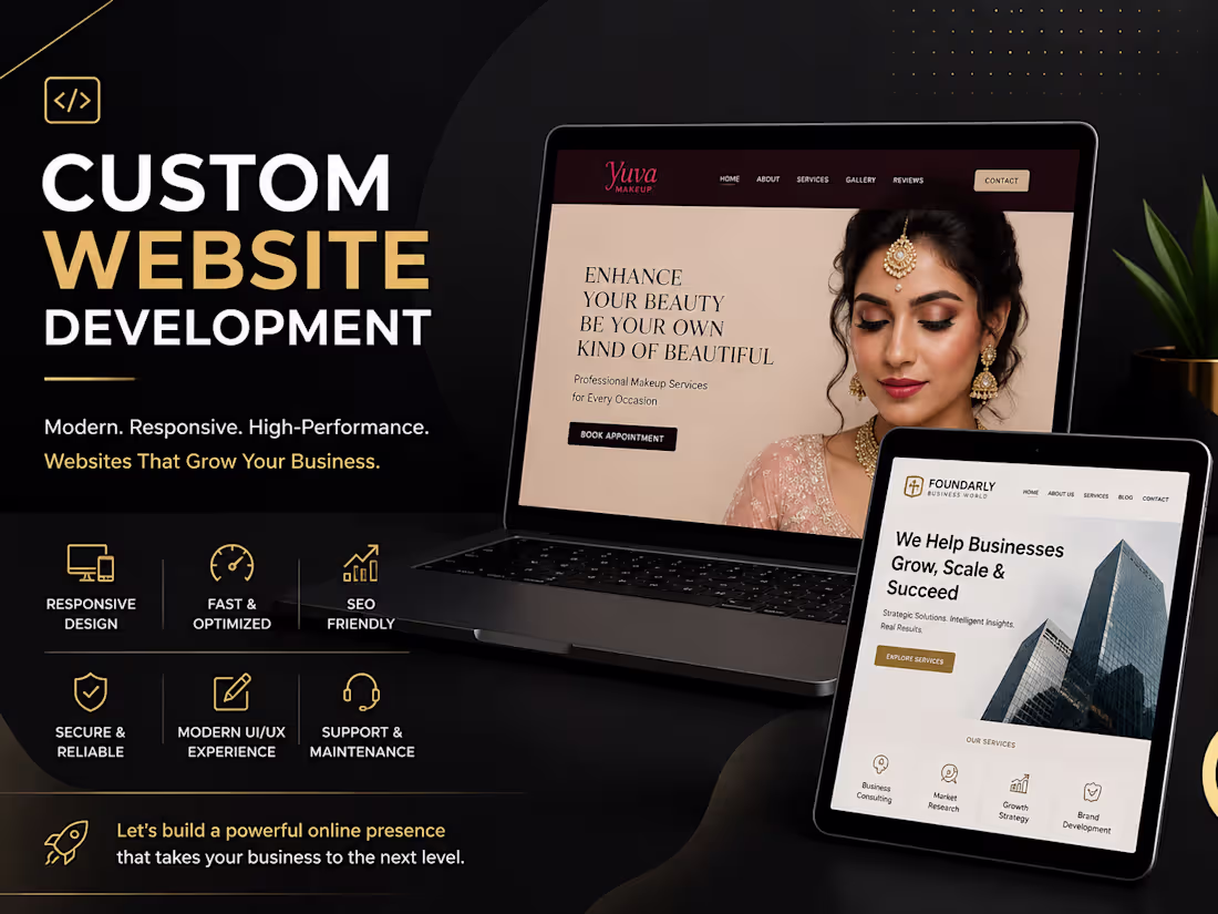 Cover image for Custom Business Website Development