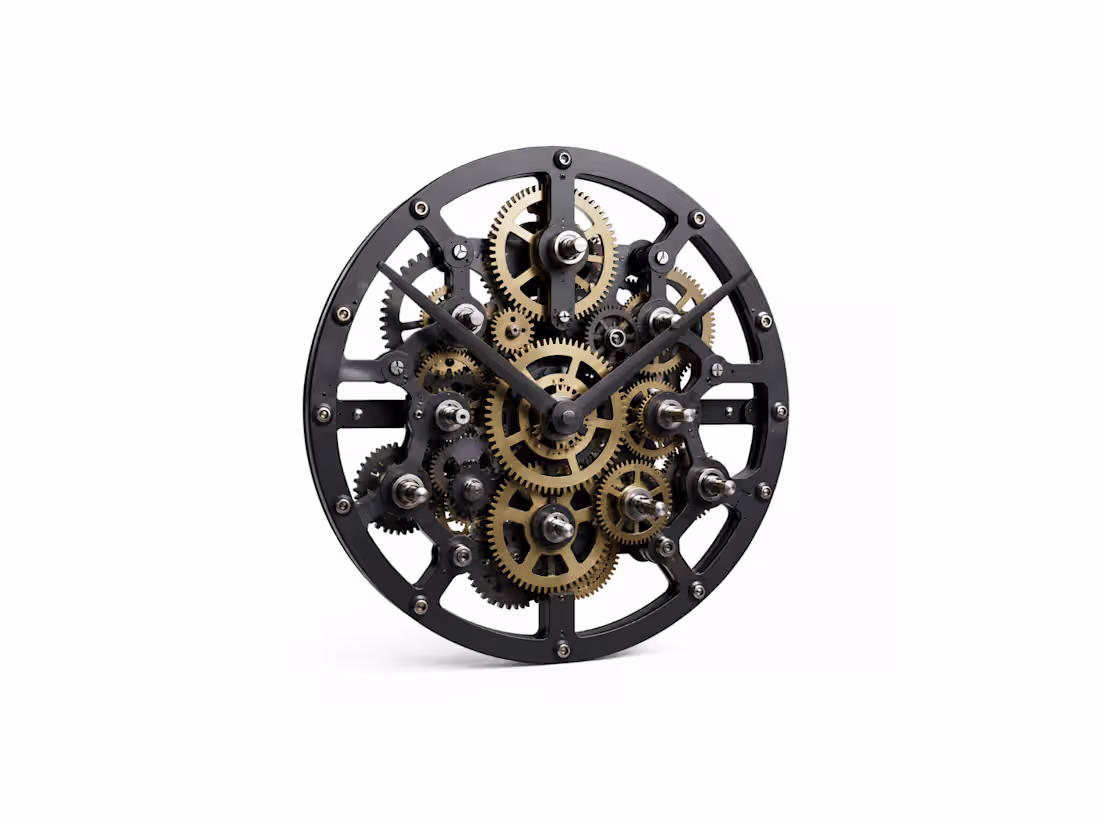 Cover image for Precision Wall Clock Gear Assembly