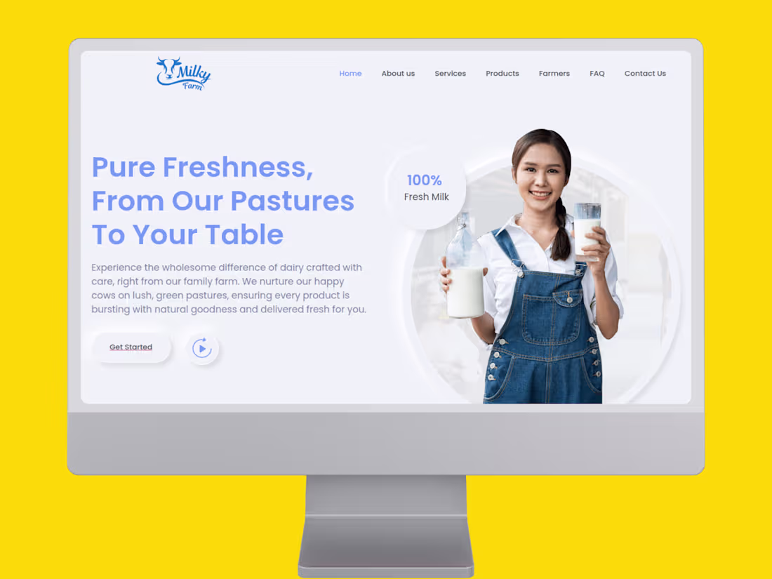 Cover image for Milky Farm Website