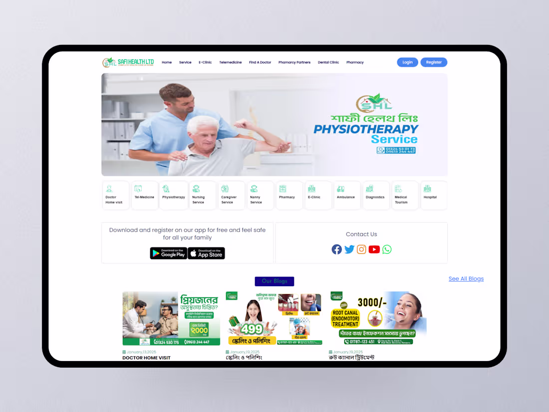 Cover image for Laravel Development || Safi Health