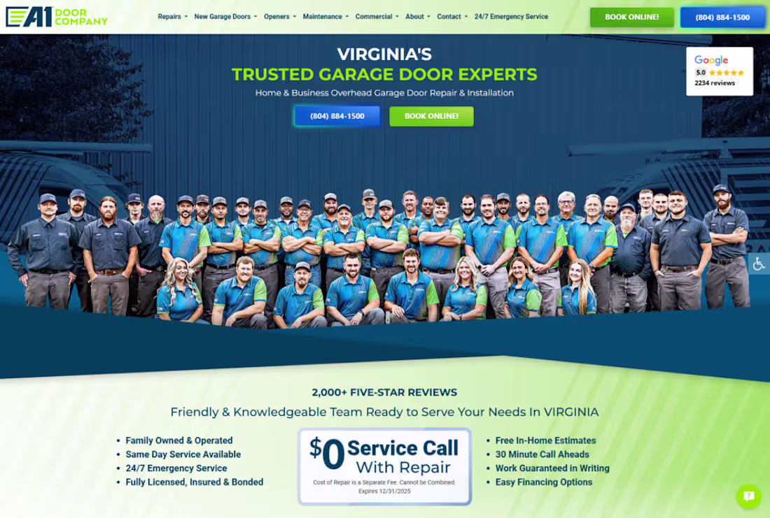 Cover image for A1 Door Company — Scalable