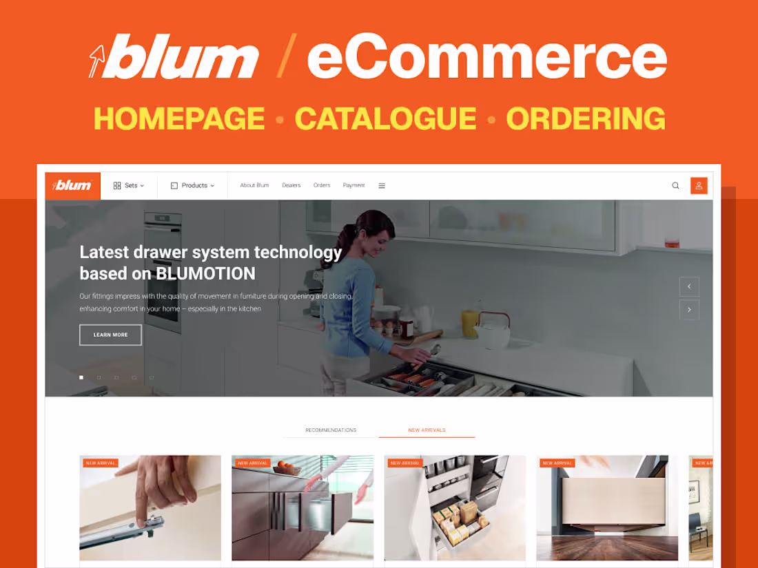 Cover image for eCommerce Platform Redesign for Blum