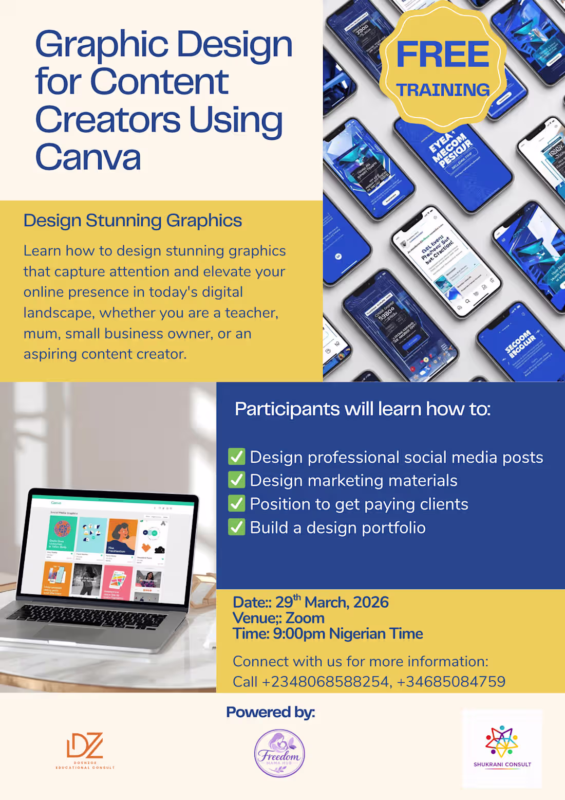 Cover image for Event Flyer for a Tech Skills Training Session