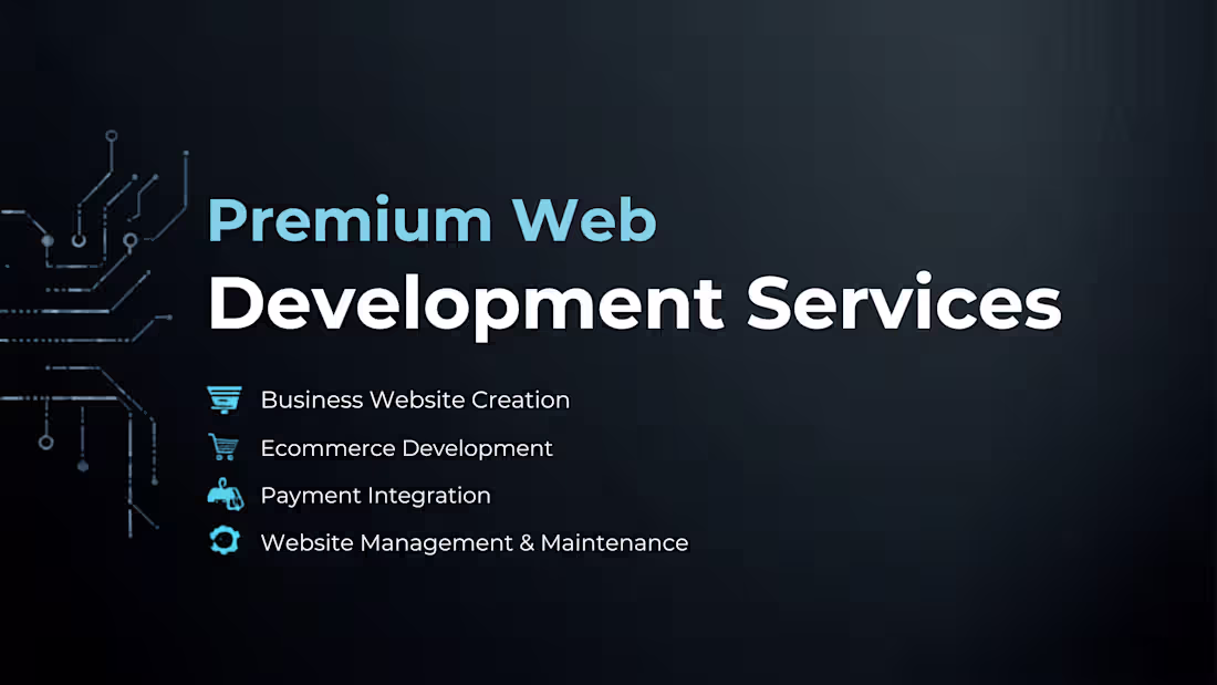 Cover image for Premium Website Development for Businesses and Individuals