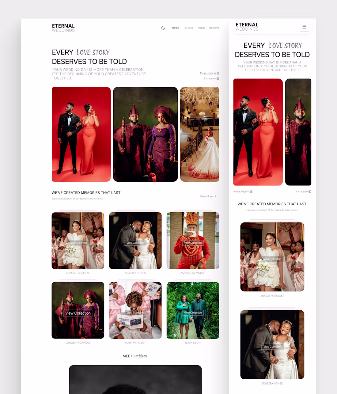Cover image for Photography portfolio website that convert