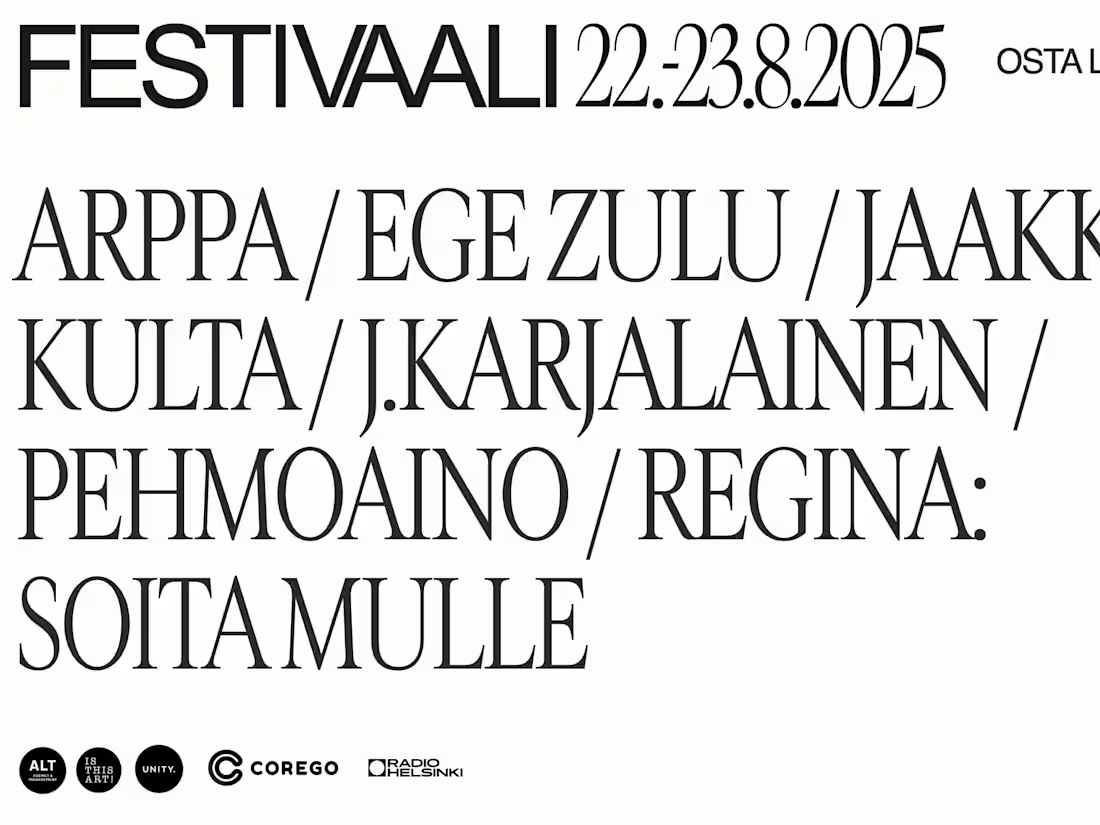 Cover image for FESTIVAALI